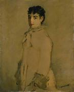 Edouard Manet Jeunne femme en rose France oil painting artist